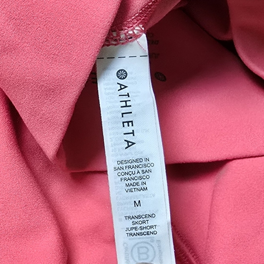 Athleta Transcend Ruched Skort in Coral Pink - Picture 12 of 12